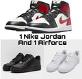 1 Air Jordan + 1 Airforce combo