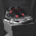 AIR JORDAN 4 retro grey/red